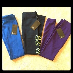 Fleece Lined Leggings 💙💜 THREE PAIRS!